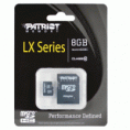 CARTÃO DE MEMÓRIA PATRIOT 8GB + 1 ADAPTADOR - CLASSE 10 R$ 39,00